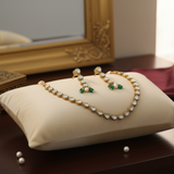 Kundan Necklace Set for Women | Gold Plated Bridal Necklace with Earrings – Mehak Fashion Label