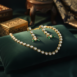 Kundan Necklace Set for Women | Gold Plated Bridal Necklace with Earrings – Mehak Fashion Label
